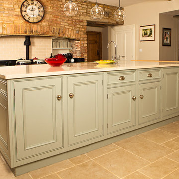 A Traditional Country Kitchen In Farmhouse Style