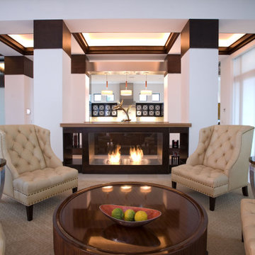 Cozy Sitting Area with Fireplace