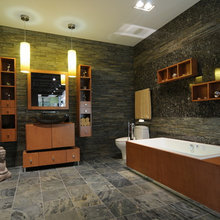 Bathroom shelves