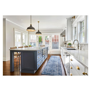 Historic Renovation - Kitchen - Providence - by Three Sparrows Interior ...