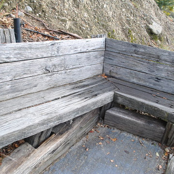 Vicki's Railway Sleeper Garden Landscape