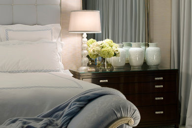 Trendy bedroom photo in Orange County