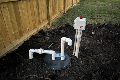 Sewer pump installation