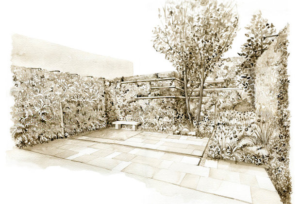 モダン 3Dレンダリング by Stefano Marinaz Landscape Architecture