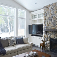 Lake House Fireplace