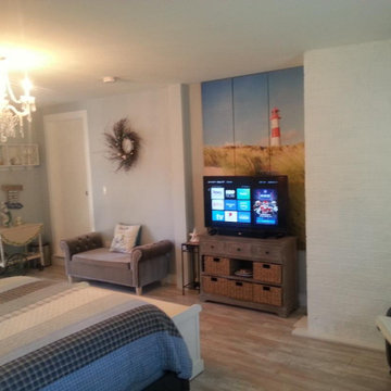 Garage Conversion to a Master bed bath, Suite with private entrance.