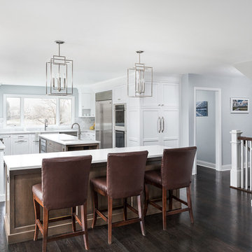Transitional Kitchen and First Floor Leesburg Remodel - Naperville