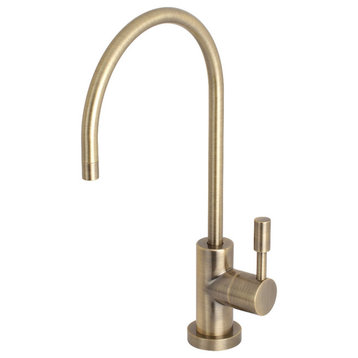 Kingston Brass 1/4 Turn Water Filtration Faucet, Antique Brass