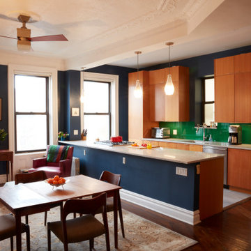 Central Harlem Townhouse // Kitchen + Dining Zone