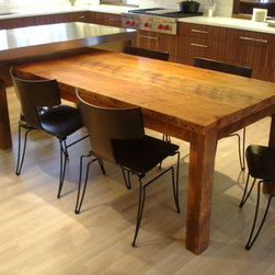 Rustic reclaimed pine dining table - Dining Tables
