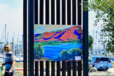 Inspiration for a contemporary exterior home remodel in San Diego