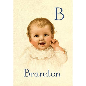 B for Brandon- Paper Poster 12" x 18"