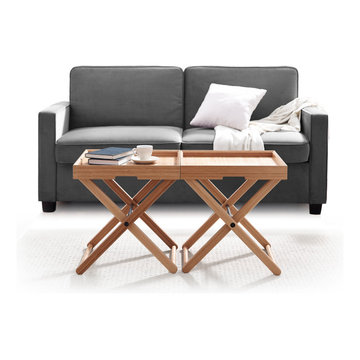 Teline Tray Table, Caramelized