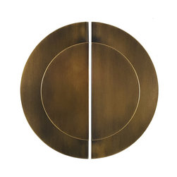 Half-Moon Pull. Solid brass PU-1003 - Door Hardware