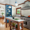 Kitchen of the Week: White, Wood and Blue Perk Up Tudor Style