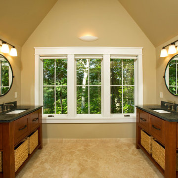 Lakefront Timber Frame Home and Pavillions