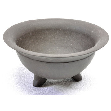 Purple Clay Round Bonsai Pot