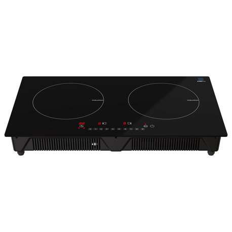 Cheftop Dual Induction Burner Cooktop - Portable 120V Digital Ceramic 2 Burner