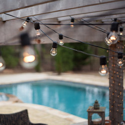 54'  E 26 Commercial Patio Light String - Outdoor Rope And String Lights