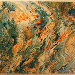 Creamsicle on the Rocks - Paintings