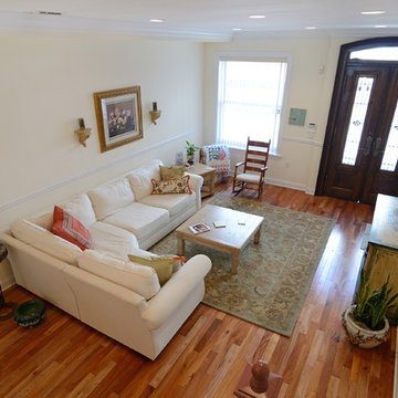Hoboken Rowhouse with Floor to Ceiling Glass Extension