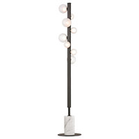 Mini Hinsdale 8 Light Floor Lamp in Old Bronze