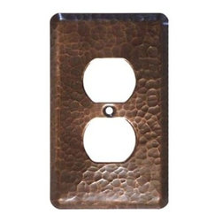 Duplex Outlet Copper Plate Cover - Switch Plates And Outlet Covers
