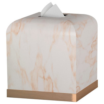 nu steel Misty Copper Collection Tissue Box Cover