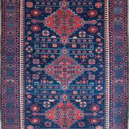 Antique Persian Ardebil rug 4'6 X 6'4 - Area Rugs