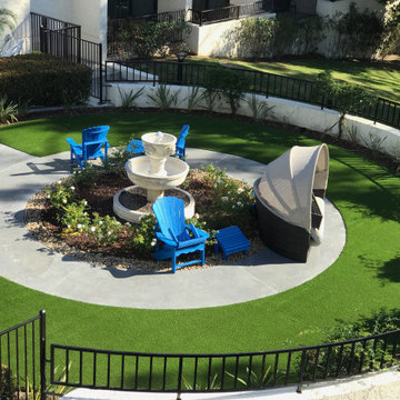 Back yards with Artificial Turf