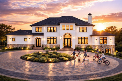 Traditional exterior home idea in Atlanta