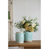 Candia Vase, Pale Turquoise, 10.8"