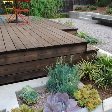 Platform Deck and Concrete Stair