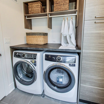 Custom Laundry Room by New Explode Construction | Chic, Smart, Functional