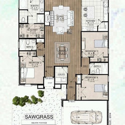 Sawgrass Floor plan - Products