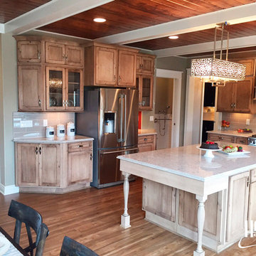 Cottage Rustic Distressed kitchen | Haas Cabinet