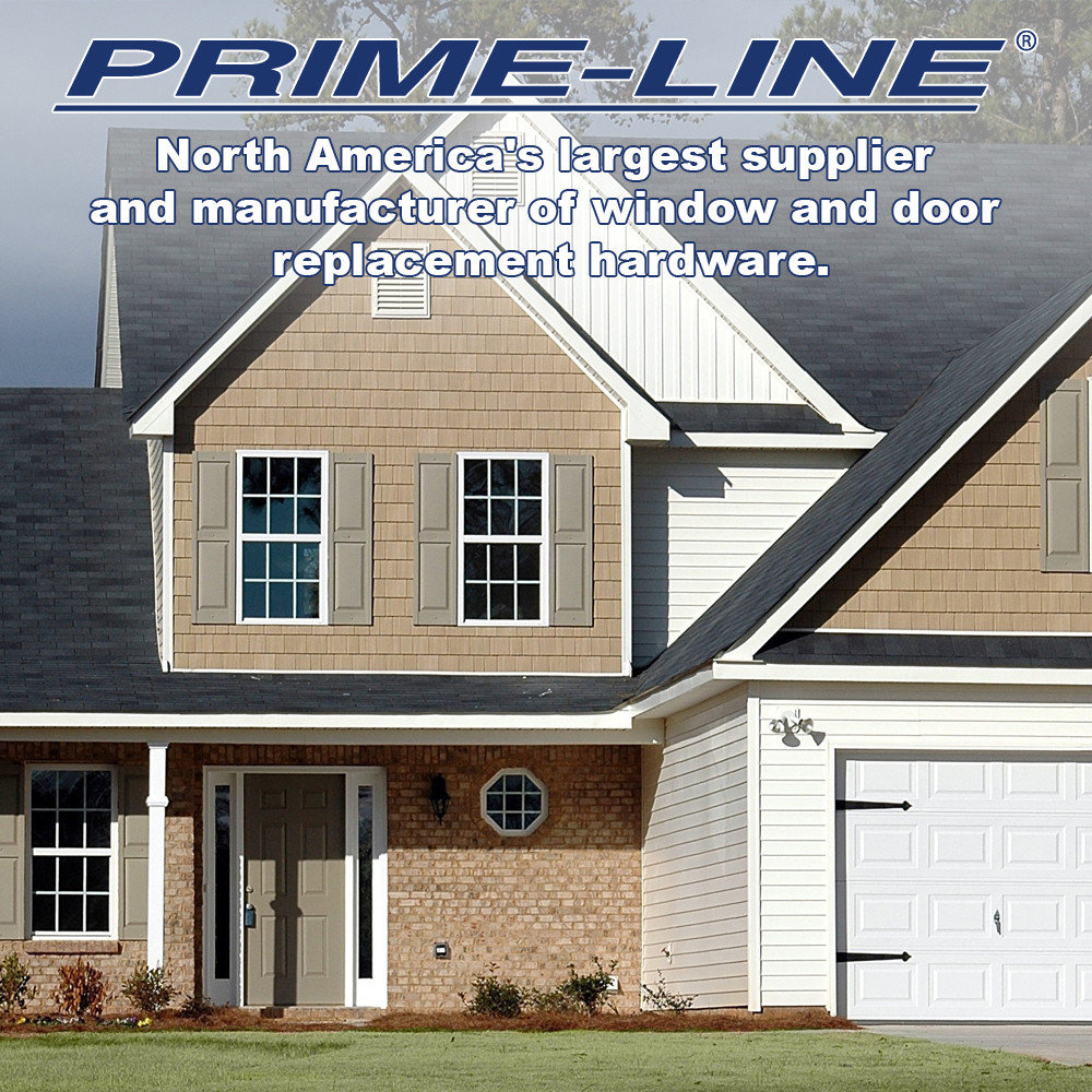 Prime-Line MP9425 Super Deadbolt Strike Plate - Brass, Pack Of 1, With 3" Screws For Door Security