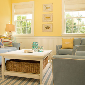 Bright sitting room with a taste of the Bay
