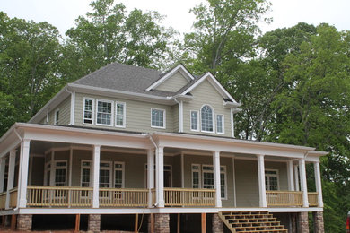 Inspiration for a timeless exterior home remodel in Atlanta