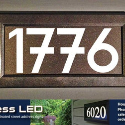Address LED - illuminated house numbers - House Numbers