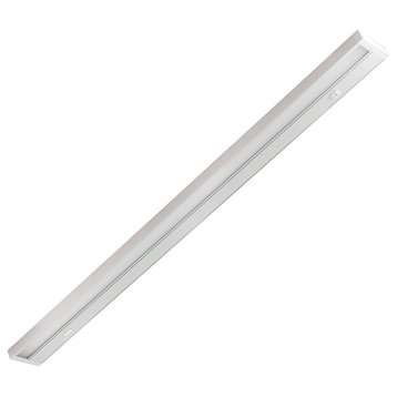 LED Under Cabinet Lighting Fixture- Edge Lit- Dimmable 10W 750 Lumens, Tri-Color