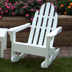 Winter Park Adirondack Porch Rocker - Patio Furniture And Outdoor Furniture
