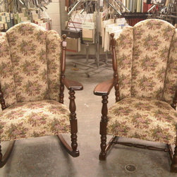 Our Upholstery Work - Rocking Chairs
