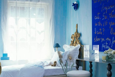 This is an example of an eclectic kids' room in New York.