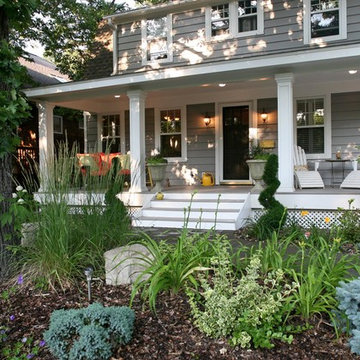 Shady Front Yard Garden Design