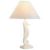 White Seahorse Table Lamp