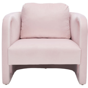 Fifer Accent Chair, Light Pink