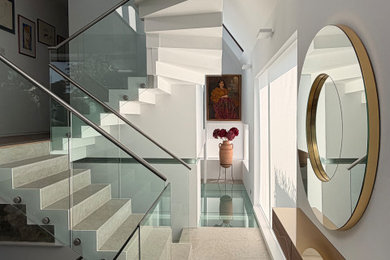 Trendy entryway photo in London