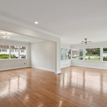 Living Room with Wraparound Windows