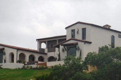 Tuscan exterior home photo in Austin